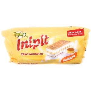 Lemon Square - Inipit - Cake Sandwich - Custard - 10 Pack - 230 G